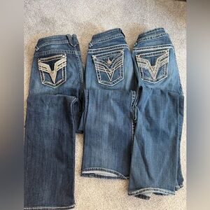 Vigoss Women's Boot Cut Jeans in Classic Blue